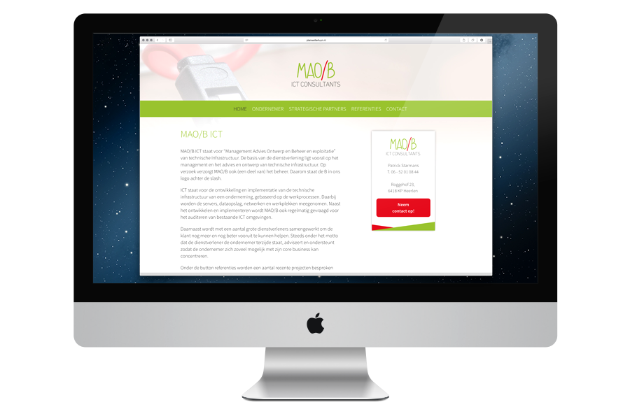 MOA/B ICT Consultants website